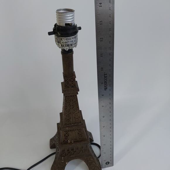 Small Desk Lamp Eiffel Tower Bronze like color - Picture 5 of 5